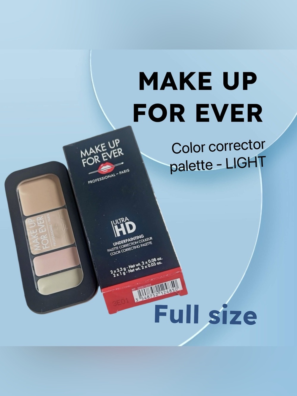 ⬇️🇫🇷🆕📦NIB MAKE UP FOR EVER |FULL| Light Color Conceal & Correction Palette*